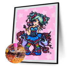 Load image into Gallery viewer, Big-Eyed Doll 30*40CM(Picture) Full Square Drill Diamond Painting
