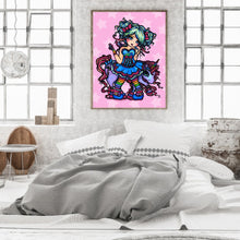 Load image into Gallery viewer, Big-Eyed Doll 30*40CM(Picture) Full Square Drill Diamond Painting
