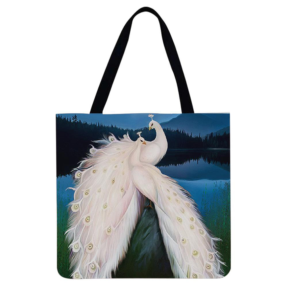 Canvas Bag-Peacocks 40*40CM