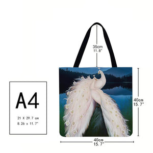 Canvas Bag-Peacocks 40*40CM