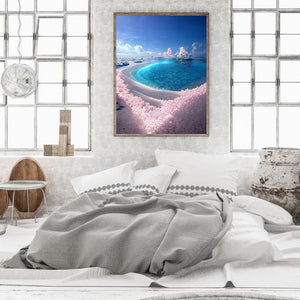 Romantic Beach 40*50CM(Canvas) Full Round Drill Diamond Painting