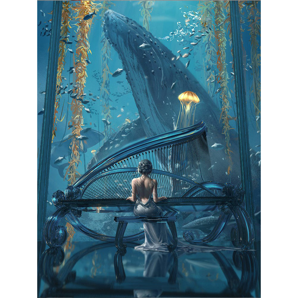 Ghost Blade Ice Princess 40*50CM(Canvas) Full Round Drill Diamond Painting