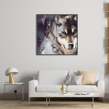 Load image into Gallery viewer, Beauty And The Wolf 40*40CM(Canvas) Full Square Drill Diamond Painting
