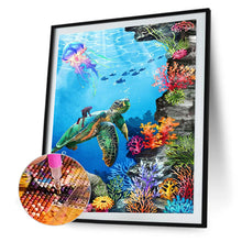 Load image into Gallery viewer, Sea Turtle 30*40CM(Picture) Full Square Drill Diamond Painting
