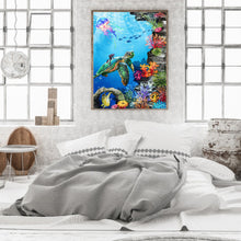 Load image into Gallery viewer, Sea Turtle 30*40CM(Picture) Full Square Drill Diamond Painting
