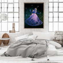 Load image into Gallery viewer, Princess Belle 30*40CM(Canvas) Partial Special Shaped Drill Diamond Painting
