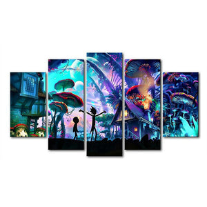 Rick And Marty 95*45CM(Canvas) Full Square Drill Diamond Painting