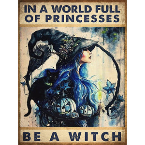 Witch 30*40CM(Picture) Full Square Drill Diamond Painting