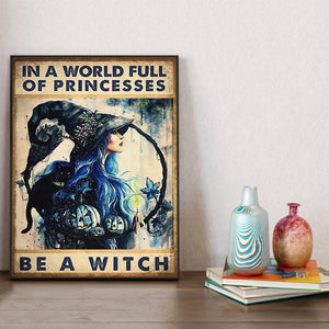 Witch 30*40CM(Picture) Full Square Drill Diamond Painting