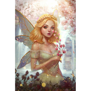 Fairy 30*50CM(Canvas) Full Round Drill Diamond Painting