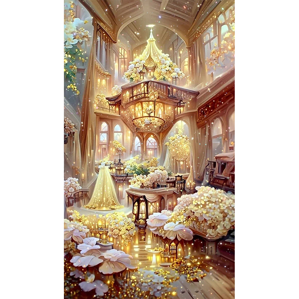 Dream Manor 40*70CM(Canvas) Full Round Drill Diamond Painting