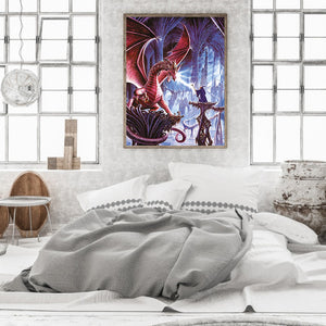 Pterosaur 40*50CM(Canvas) Full Round Drill Diamond Painting