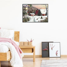 Load image into Gallery viewer, Christmas Snow House 60*50CM(Canvas) Full Round Drill Diamond Painting
