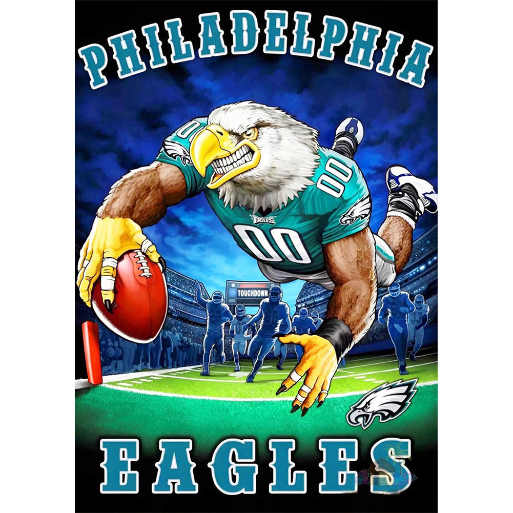 Philadelphia Eagles 30*40CM(Canvas) Full Round Drill Diamond Painting
