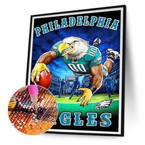 Philadelphia Eagles 30*40CM(Canvas) Full Round Drill Diamond Painting