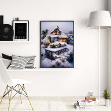 Load image into Gallery viewer, Snow Hut 40*60CM(Canvas) Full Round Drill Diamond Painting
