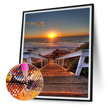 Load image into Gallery viewer, Sunset 40*50CM(Canvas) Full Round Drill Diamond Painting
