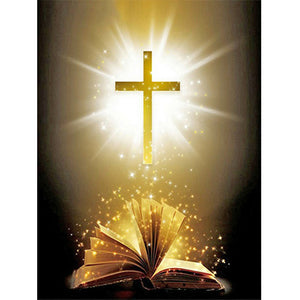 Cross 40*50CM(Canvas) Full Round Drill Diamond Painting