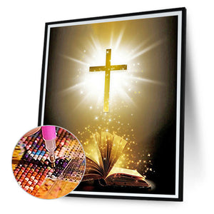 Cross 40*50CM(Canvas) Full Round Drill Diamond Painting