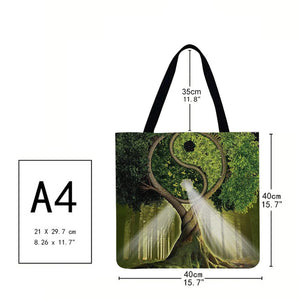 Canvas Bag-Yin Yang Diagram 40*40CM
