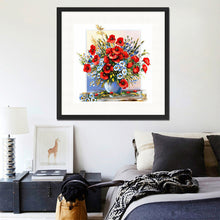 Load image into Gallery viewer, Poppies 50*50CM(Canvas) Full Round Drill Diamond Painting
