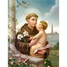 Load image into Gallery viewer, Saint Anthony Of Padua 30*40CM(Canvas) Full Round Drill Diamond Painting
