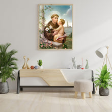 Load image into Gallery viewer, Saint Anthony Of Padua 30*40CM(Canvas) Full Round Drill Diamond Painting
