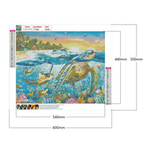 Load image into Gallery viewer, Undersea Turtle 60*50CM(Canvas) Full Square Drill Diamond Painting
