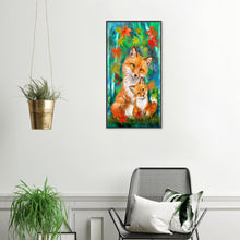 Load image into Gallery viewer, Yishu - Fox - 50*90CM 11CT 3 Stamped Cross Stitch
