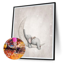 Load image into Gallery viewer, Baby Elephant 30*40CM(Canvas) Full Round Drill Diamond Painting
