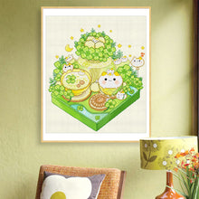 Load image into Gallery viewer, Spring Brand - Lucky Cat - 50*55CM 11CT 3 Stamped Cross Stitch
