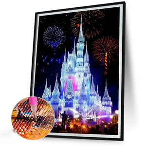 Ice Castle 40*50CM(Canvas) Full Square Drill Diamond Painting