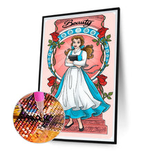 Load image into Gallery viewer, Princess Belle 40*70CM(Canvas) Full Round Drill Diamond Painting
