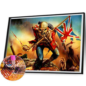 Eddie 60*50CM(Canvas) Full Round Drill Diamond Painting
