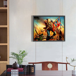 Eddie 60*50CM(Canvas) Full Round Drill Diamond Painting