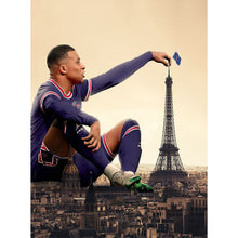 Load image into Gallery viewer, French Football Player Kylian Mbappé 30*40CM(Canvas) Full Round Drill Diamond Painting
