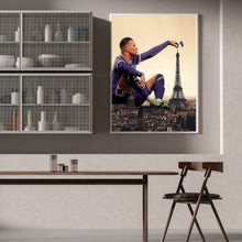 Load image into Gallery viewer, French Football Player Kylian Mbappé 30*40CM(Canvas) Full Round Drill Diamond Painting
