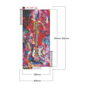 Punk Piano 45*85CM(Canvas) Full Square Drill Diamond Painting