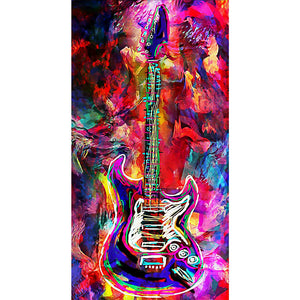 Punk Piano 45*85CM(Canvas) Full Square Drill Diamond Painting