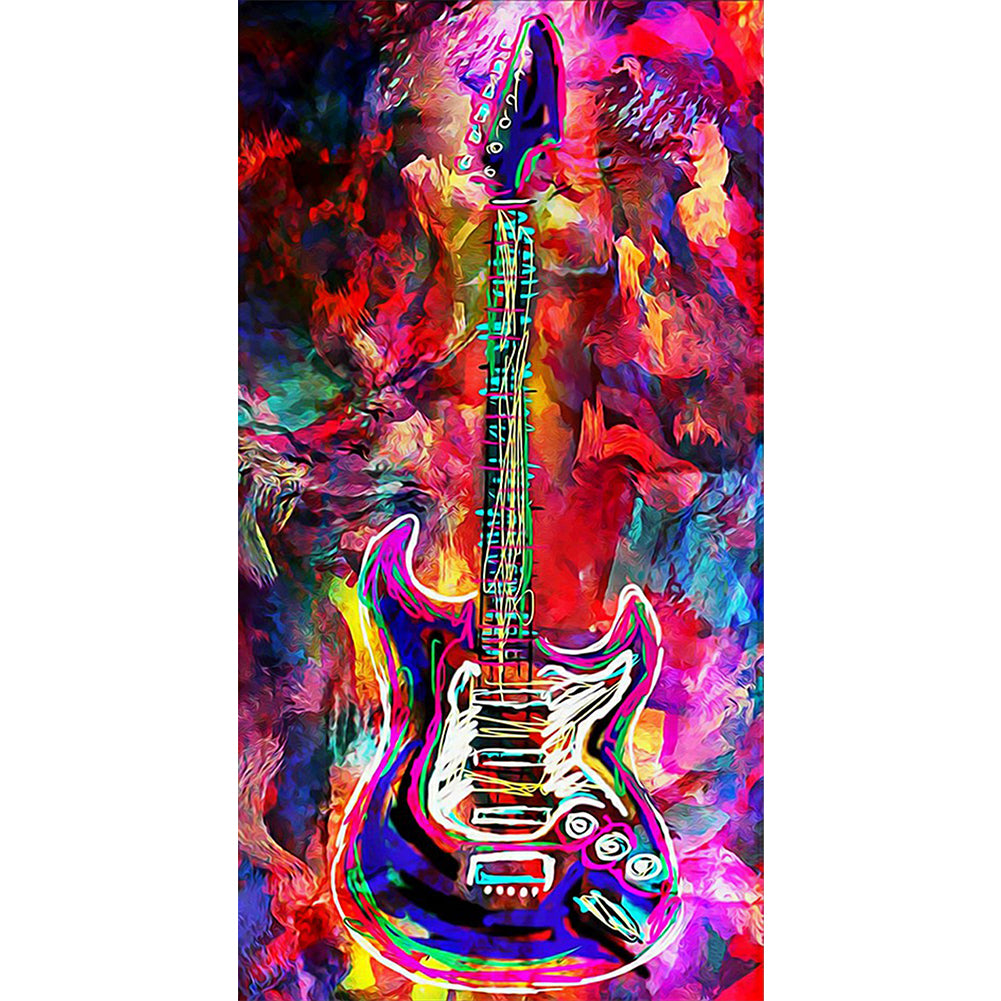Punk Piano 45*85CM(Canvas) Full Square Drill Diamond Painting