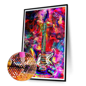 Punk Piano 45*85CM(Canvas) Full Square Drill Diamond Painting