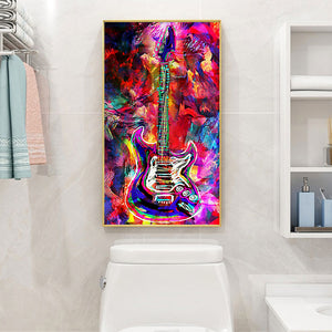 Punk Piano 45*85CM(Canvas) Full Square Drill Diamond Painting