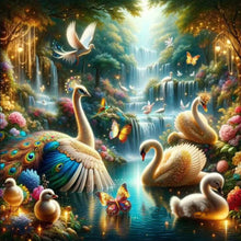 Load image into Gallery viewer, Forest Animal Festival 30*30CM(Canvas) Full Round Drill Diamond Painting
