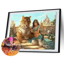 Load image into Gallery viewer, Princess Jasmine In The Hanging Garden 60*45CM(Canvas) Full Round Drill Diamond Painting
