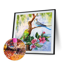 Load image into Gallery viewer, Budgie 50*50CM(Canvas) Full Round Drill Diamond Painting
