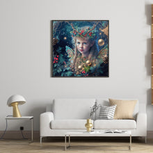 Load image into Gallery viewer, Christmas Girl 40*40CM(Canvas) Full Round Drill Diamond Painting
