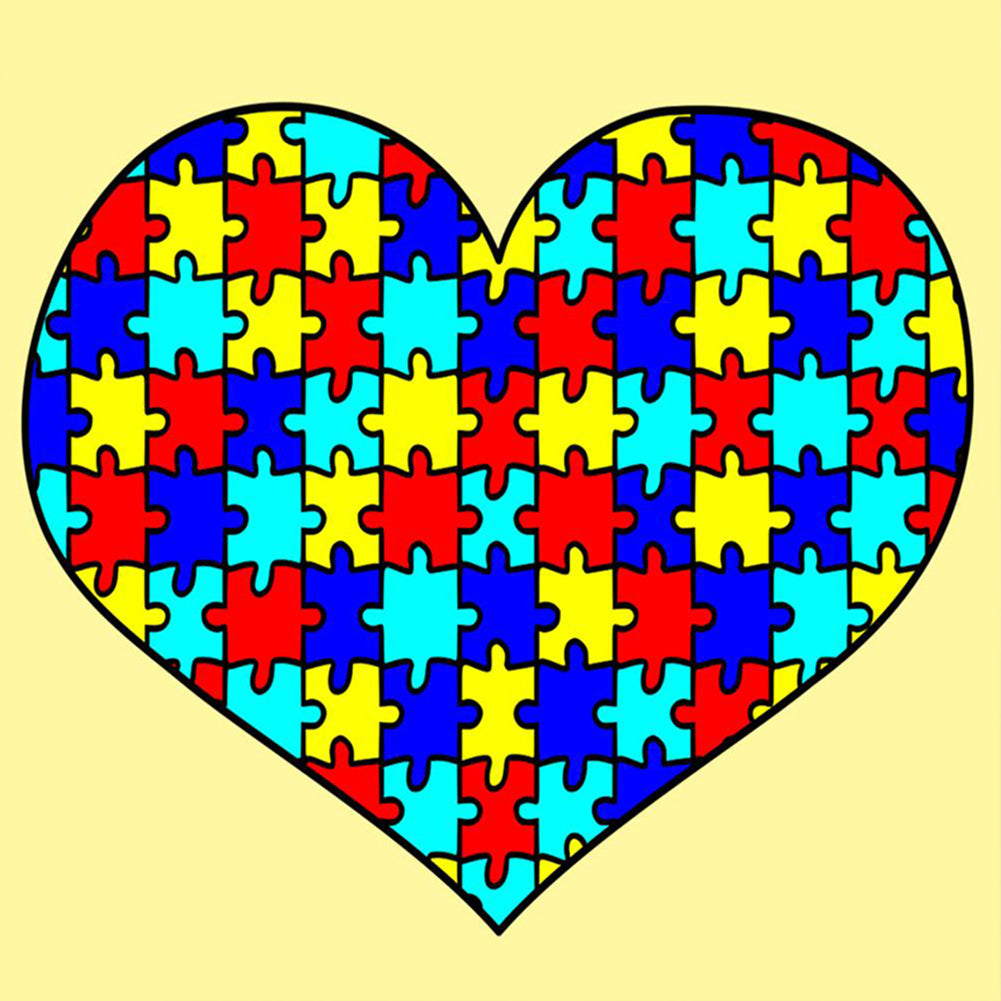 Heavenly Heart Puzzle 50*50CM(Canvas) Full Round Drill Diamond Painting