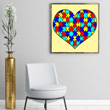 Load image into Gallery viewer, Heavenly Heart Puzzle 50*50CM(Canvas) Full Round Drill Diamond Painting
