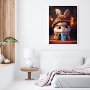 Rabbit 30*40CM(Canvas) Full Round Drill Diamond Painting