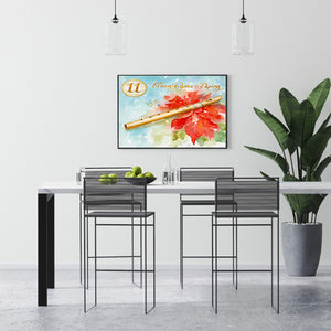 Musical Instruments 40*30CM(Canvas) Full Round Drill Diamond Painting